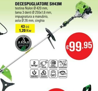 La Prealpina Decespugliatore Sh43m offerta