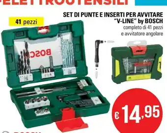Bosch Set Di Punte E Inserti Per Avvitare