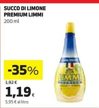 Coop Limmi Succo Di Limone 200 G(ml) offerta