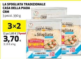 Coop Casa Della Piada La Sfogliata Tradizionale Crm offerta