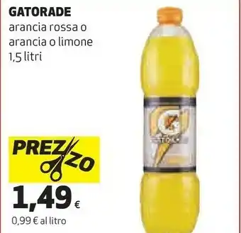 Coop Gatorade Sport Drink Gusto Arancia Rossa 1500 G(ml) offerta