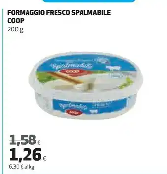Coop Coop - Formaggio Fresco Spalmabile 200 G(ml) offerta