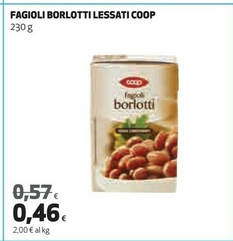 Coop Coop - Fagioli Borlotti 230 G(ml) offerta