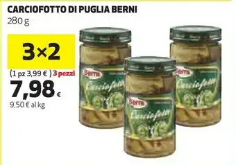 Coop Berni Carciofotto Di Puglia offerta