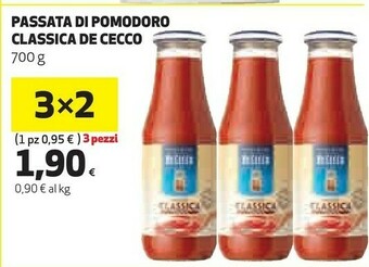 Coop De Cecco Passata Di Pomodoro Classica offerta