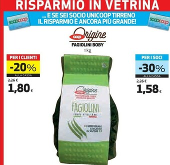 Coop Coop Fagiolini Boby offerta