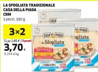 Coop Casa Della Piada La Sfogliata Tradizionale Crm offerta