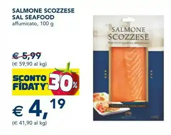 Esselunga Sal seafood Salmone Scozzese offerta