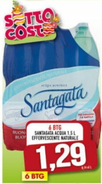 Santagata Acqua 1,5 l Effervescente Naturale