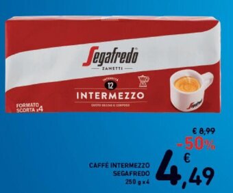 Conad Segafredo Caffé Intermezzo 250 g x 4 offerta