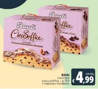 Deco Supermercati Bauli colomba cioco soffice 750 g offerta