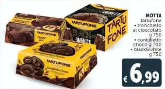 Deco Supermercati Motta Tartufone tronchetto al cioccolato g 750 offerta