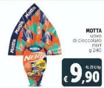Deco Supermercati Motta uovo di cioccolato nerf 240 g offerta