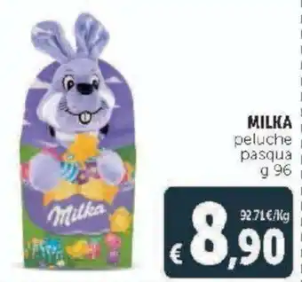 Deco Supermercati Milka peluche pasqua 96 g offerta