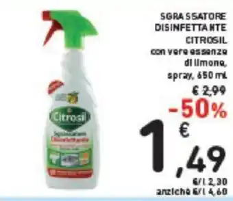 Citrosil Sgrassatore Disinfettante 650 ml