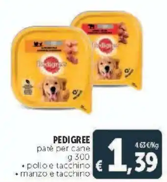 Deco Supermercati Pedigree patè per cane 300 g offerta