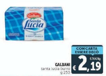 Galbani Santa Lucia burro 250 g