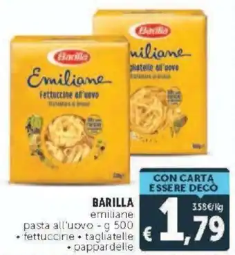 Barilla emiliane pasta all'uovo 500 g