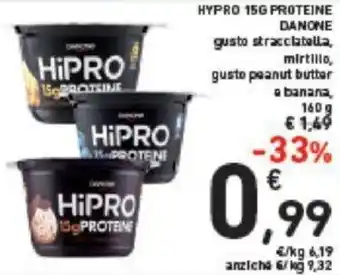 Conad Danone HiPRO 15g Proteine 160 g offerta