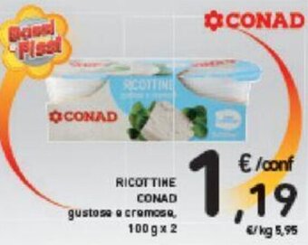 Conad Ricottine 100 g x 2