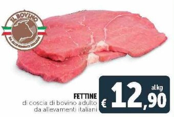Deco Supermercati Fettine di coscia di bovino adulto da allevamenti italiani offerta