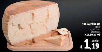 Deco Supermercati Grana Padano dop stagionato 16 mesi offerta