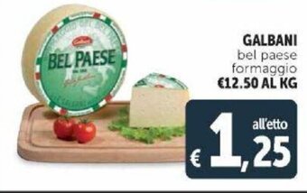 Deco Supermercati Galbani bel paese formaggio offerta