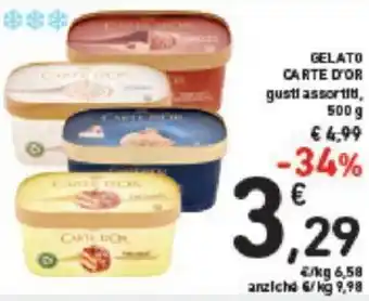 Conad Carte d'Or Gelato 500 g offerta