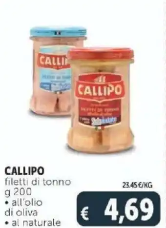 Deco Supermercati Callipo filetti di tonno 200 g offerta