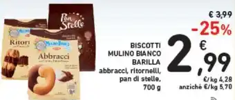 Conad Barilla Mulino Bianco Biscotti 700 g offerta