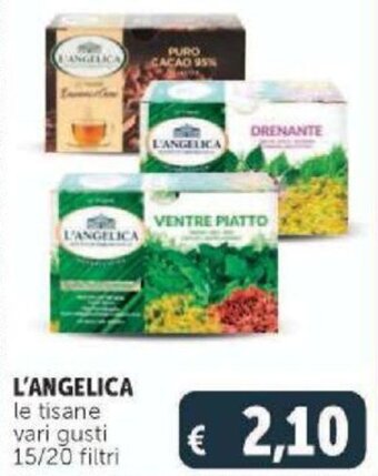 Deco Supermercati L'Angelica le tisane vari gusti 15/20 filtri offerta