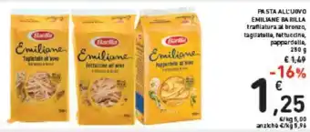 Conad Barilla Emiliane Pasta all'uovo 250 g offerta