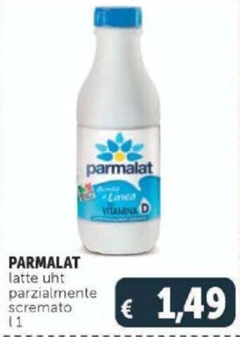 Deco Supermercati Parmalat latte uht parzialmente scremato 1 l offerta