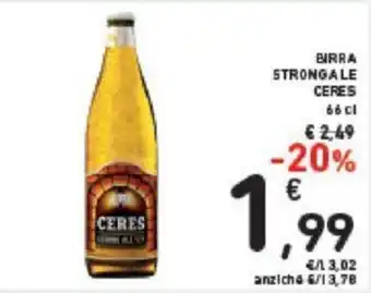 Conad Ceres Birra Strong Ale 66 cl offerta
