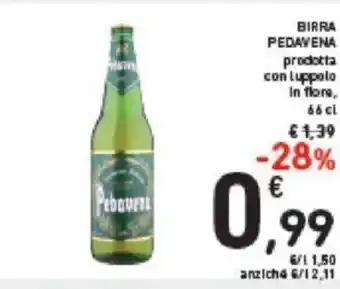 Conad Pedavena Birra 66 cl offerta