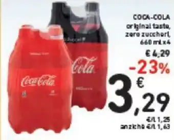 Conad Coca-Cola 660 ml x 4 offerta