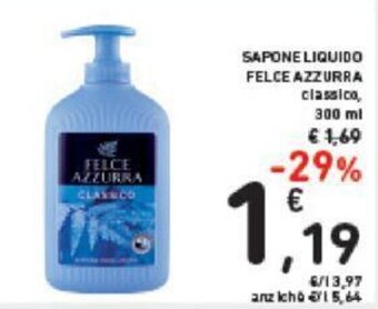 Conad Felce Azzurra Sapone Liquido 300 ml offerta