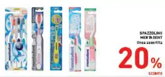 Conad Mentadent spazzolino offerta