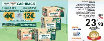 Conad Pampers Pannolini Baby-Dry 140 pezzi offerta