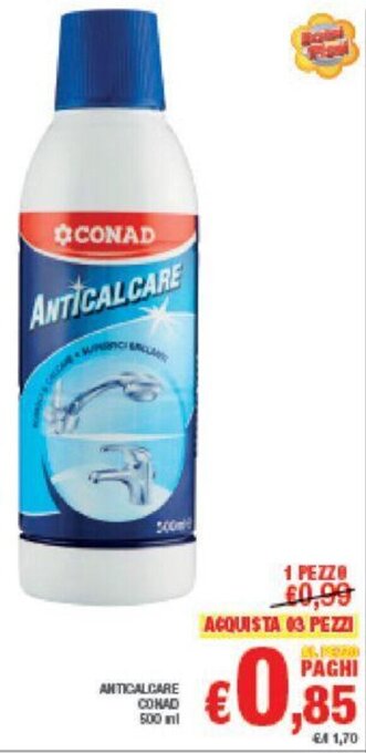 Conad Conad Anticalcare 500 ml offerta
