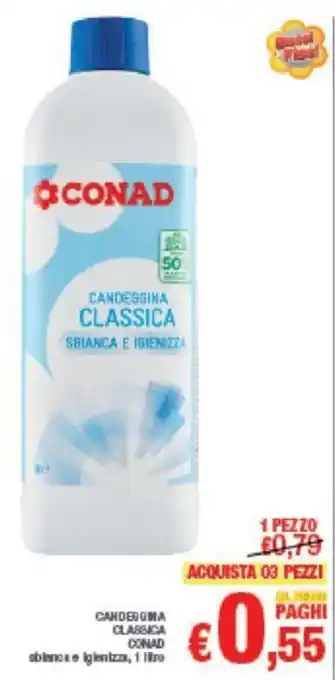 Conad Conad Candeggina Classica 1 litro offerta