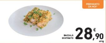 Conad Baccalà Gratinato offerta
