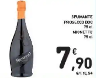 Conad Spumante Prosecco Doc 75 cl Mionetto 75 cl offerta