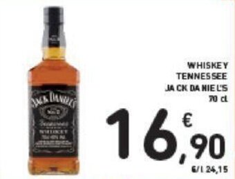 Conad Jack Daniel's Whiskey Tennessee 70 cl offerta