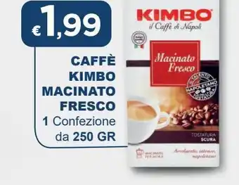 Caffè macinato kimbo 250g