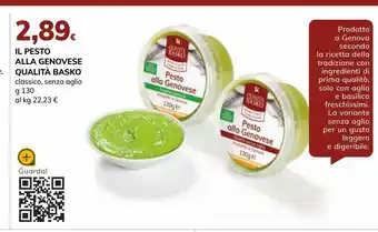 Il pesto alla genovese