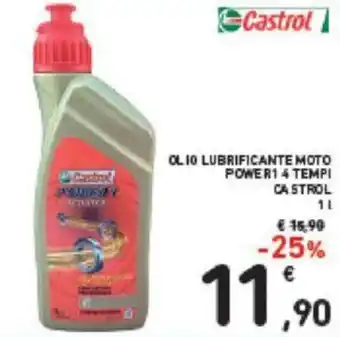 Castrol Olio Lubrificante moto power1 4 Tempi 1 l