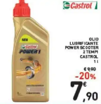 Conad Castrol Olio Lubrificante Power Scooter 2 tempi 1 l offerta