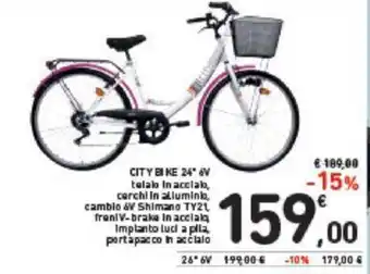 Conad City Bike 24" 6V offerta