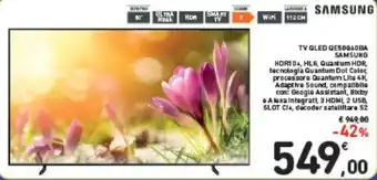 Conad Samsung TV QLED QE50Q60BA offerta